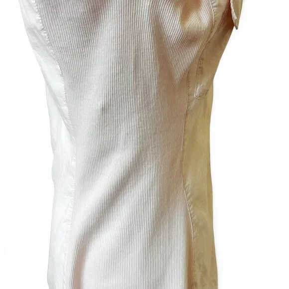 James Perse Sheer Slub Side Panel Size 3 Minimalist Quiet Luxury Casual Normcore - Picture 8 of 13
